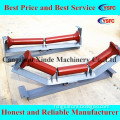 Bulk cargo transportation conveyor carrier friction roller